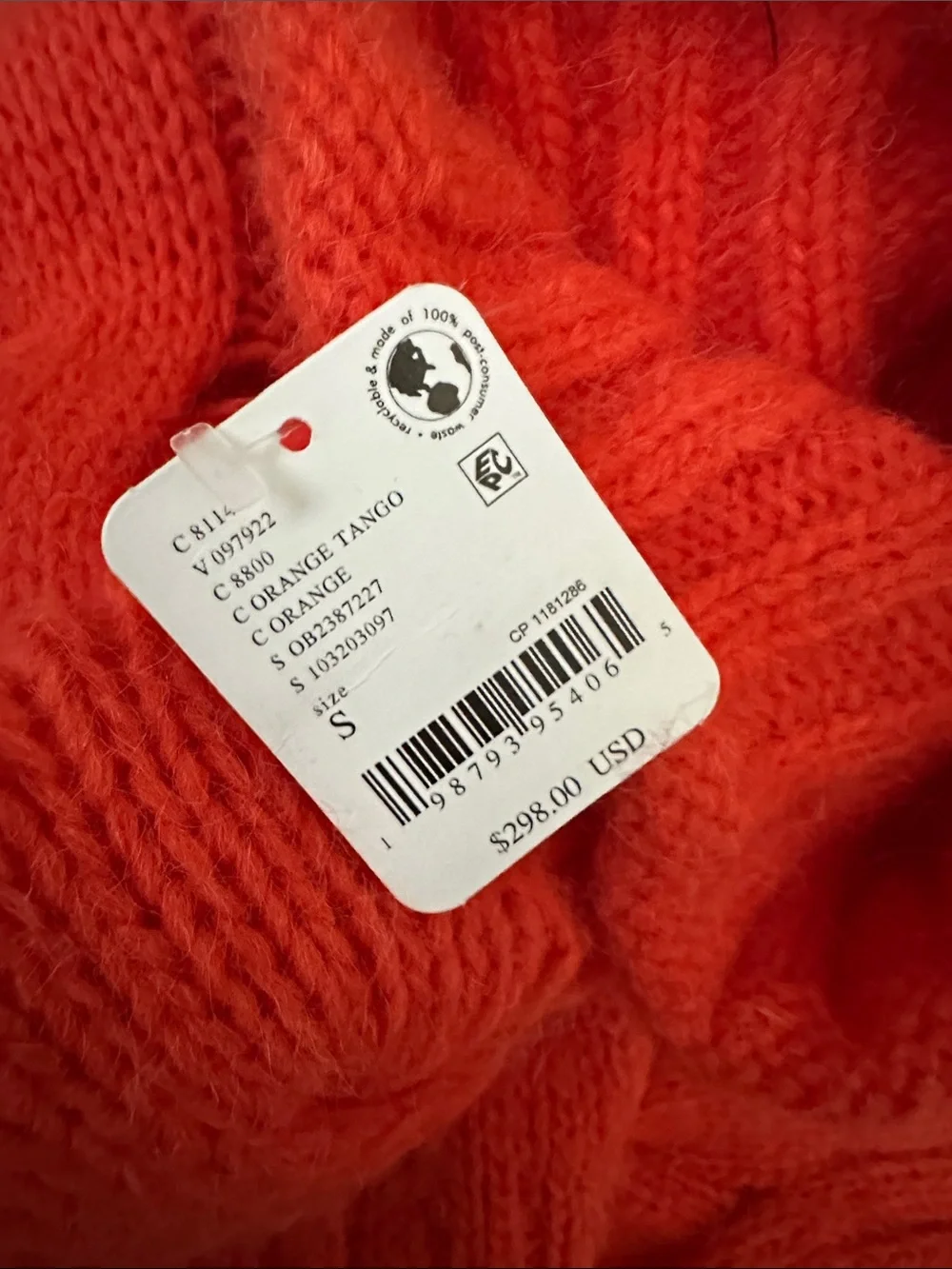 NWT Free People Clementine SoftSpun Cable Knit Pullover